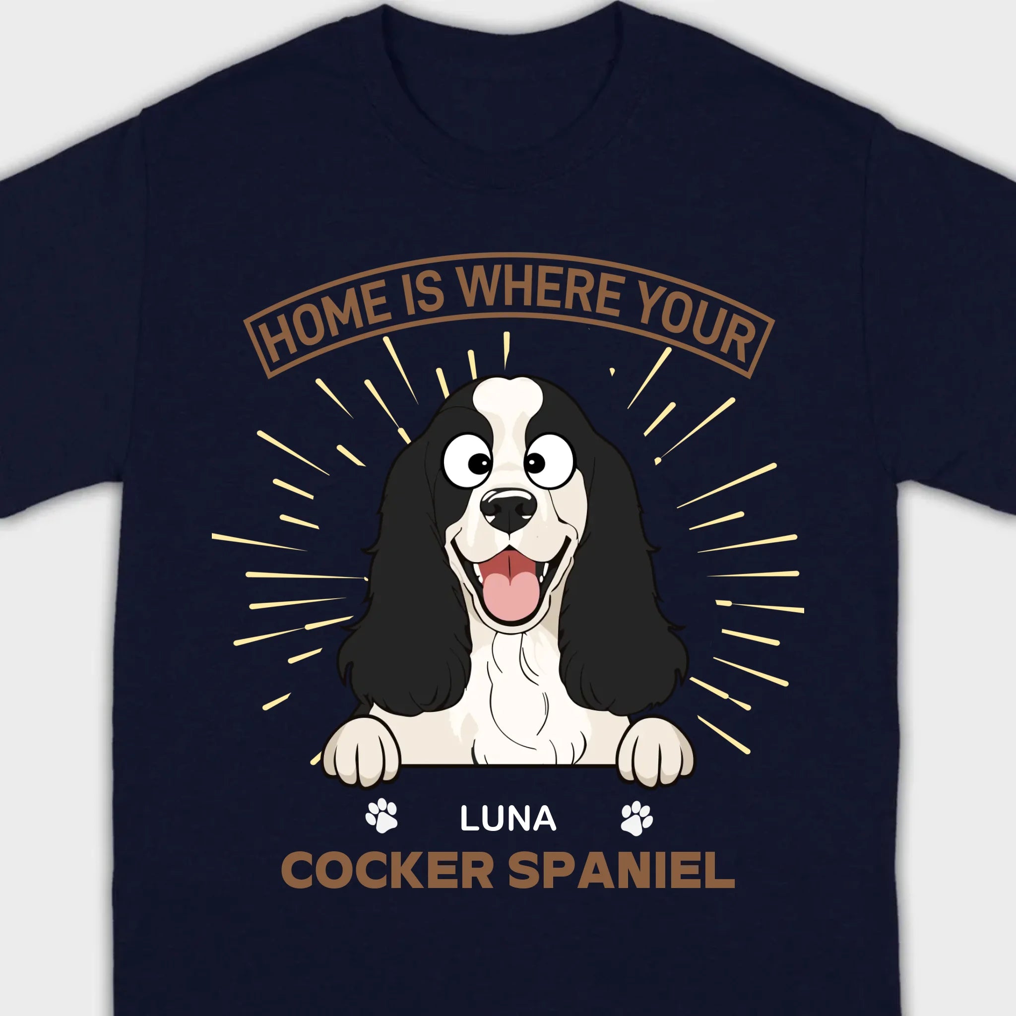 Custom Dog Basic Tee With 