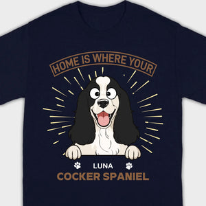 Custom Dog Basic Tee With 