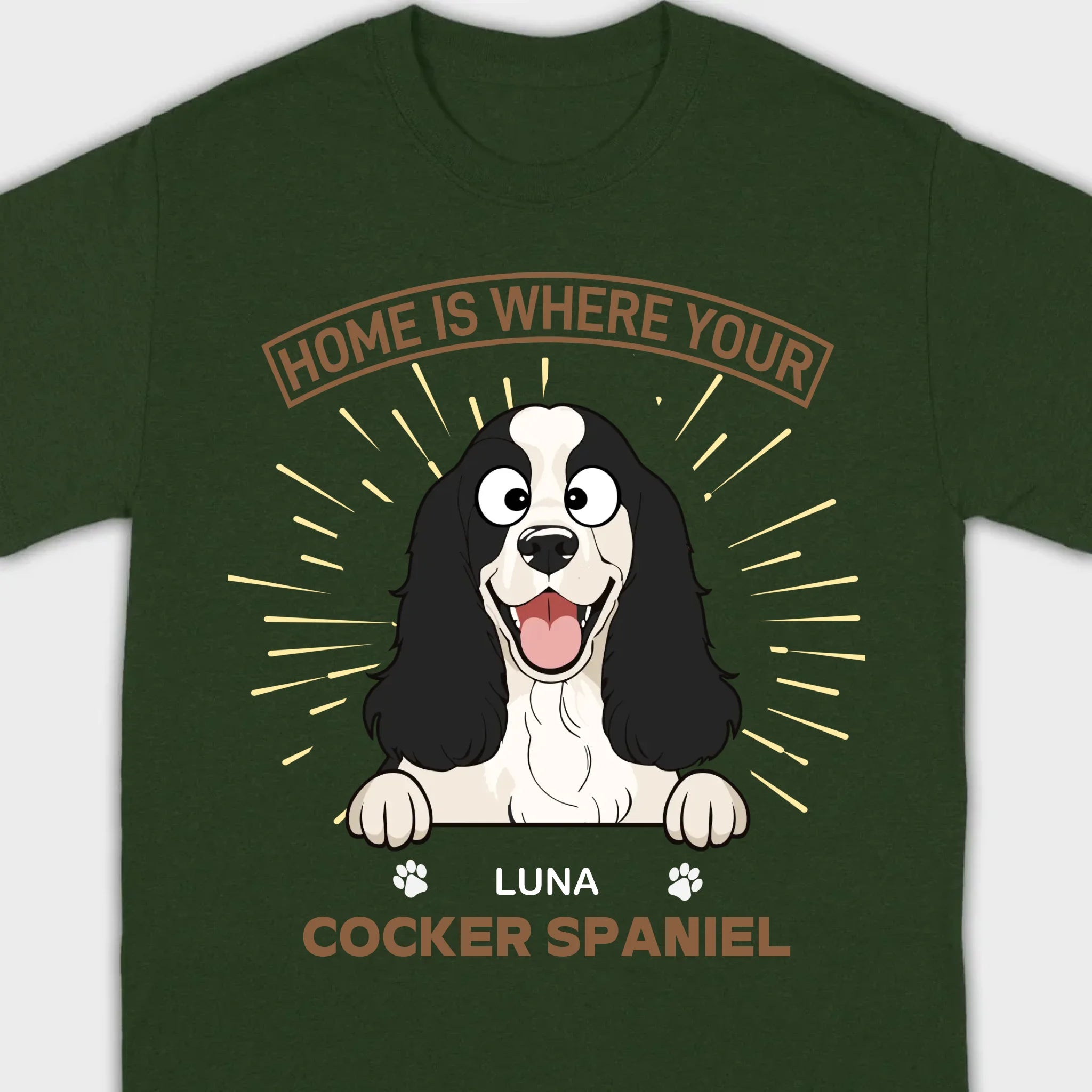 Custom Dog Basic Tee With 
