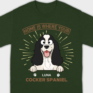 Custom Dog Basic Tee With 