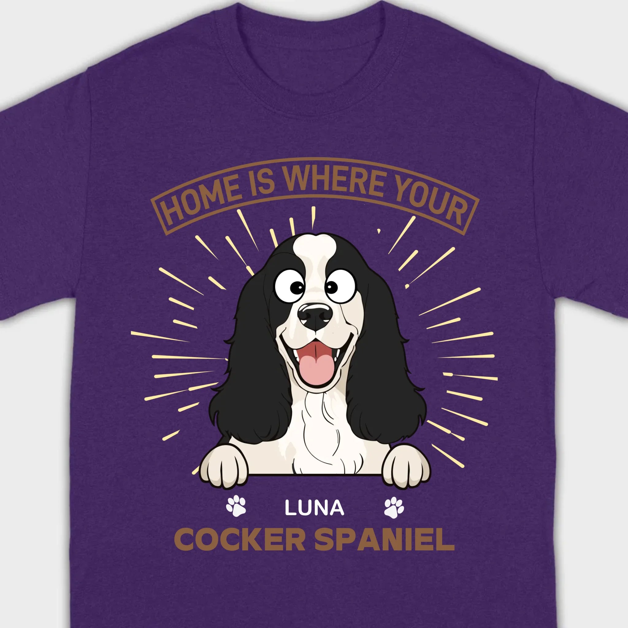 Custom Dog Basic Tee With 