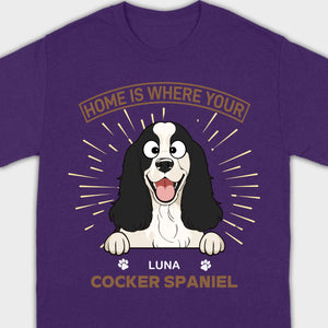 Custom Dog Basic Tee With 