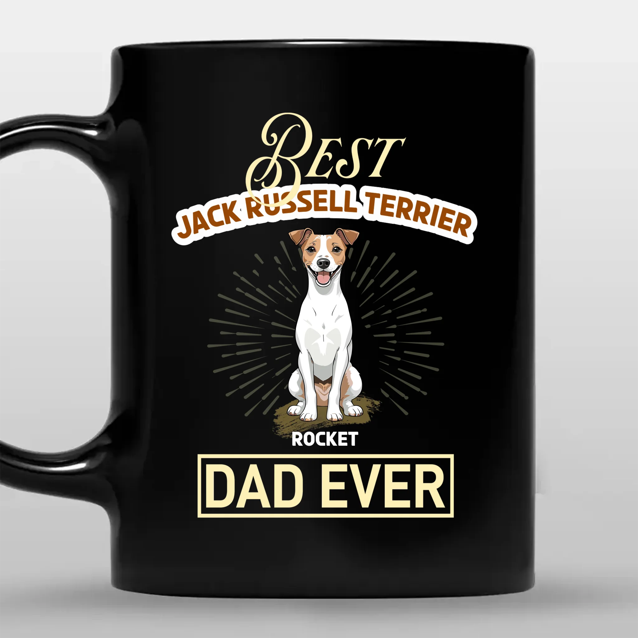 Best Jack Russell Terrier Dad Ever Mug – Touching Dog Dad Gift - 89Prints