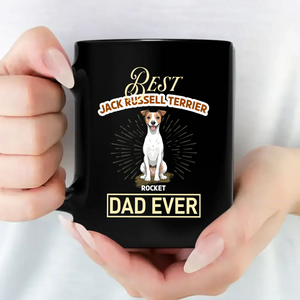 Best Jack Russell Terrier Dad Ever Mug – Touching Dog Dad Gift - 89Prints