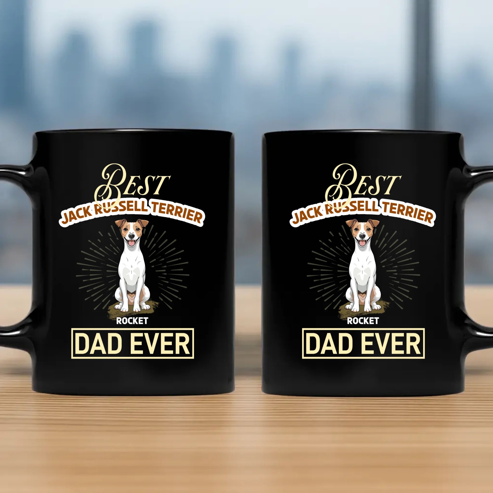 Best Jack Russell Terrier Dad Ever Mug – Touching Dog Dad Gift - 89Prints