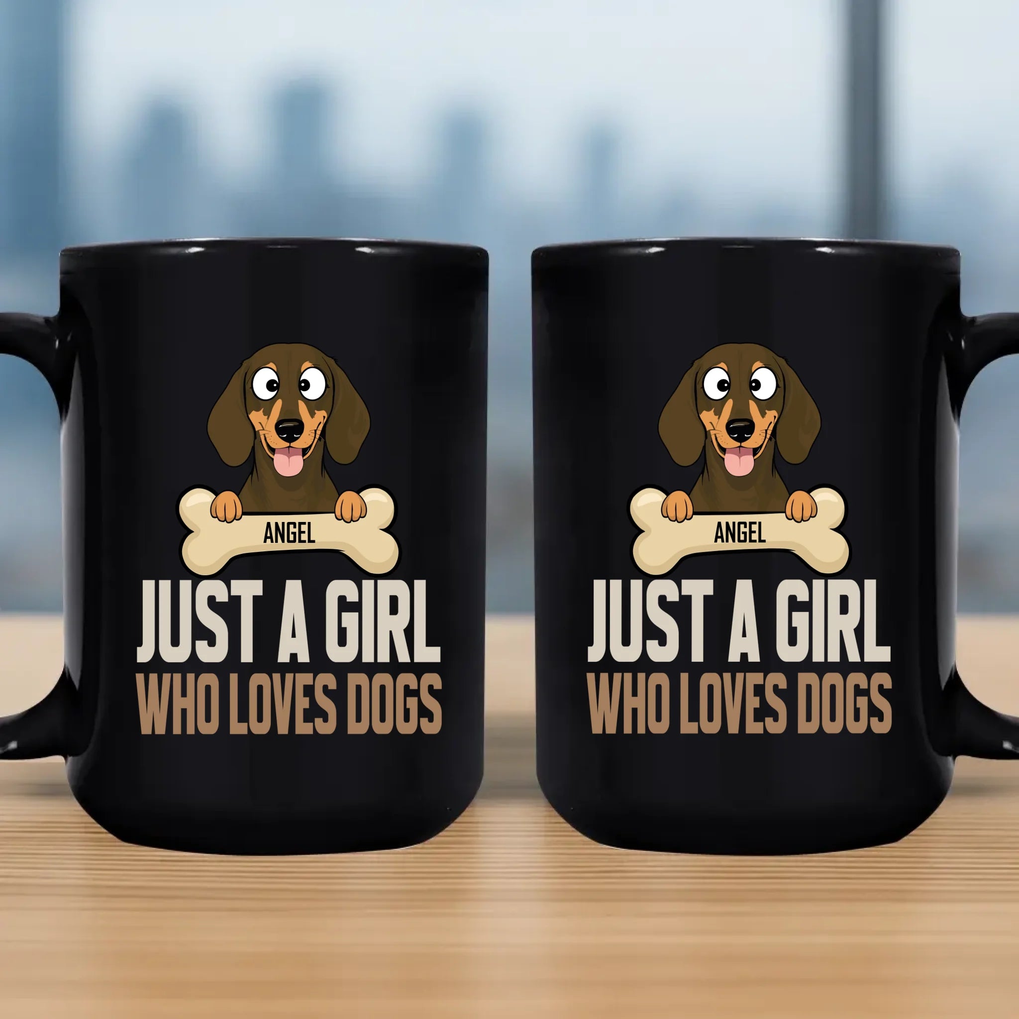 Just a Girl Who Loves Dogs Mug – Unforgettable Gift For Dog Parents - 89Prints