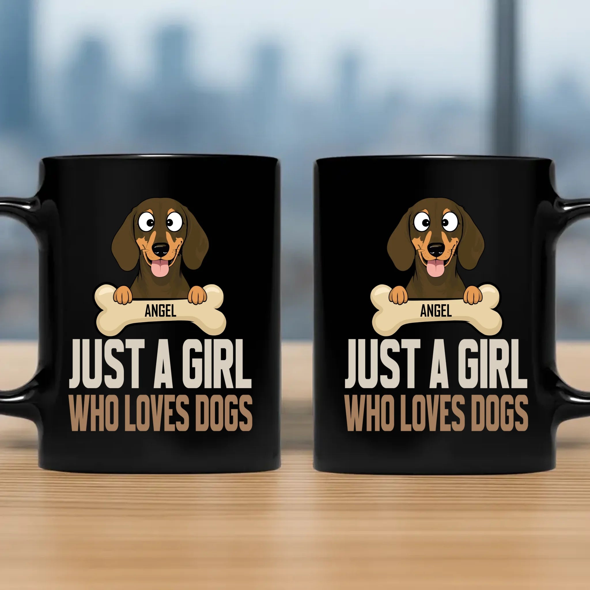 Just a Girl Who Loves Dogs Mug – Unforgettable Gift For Dog Parents - 89Prints