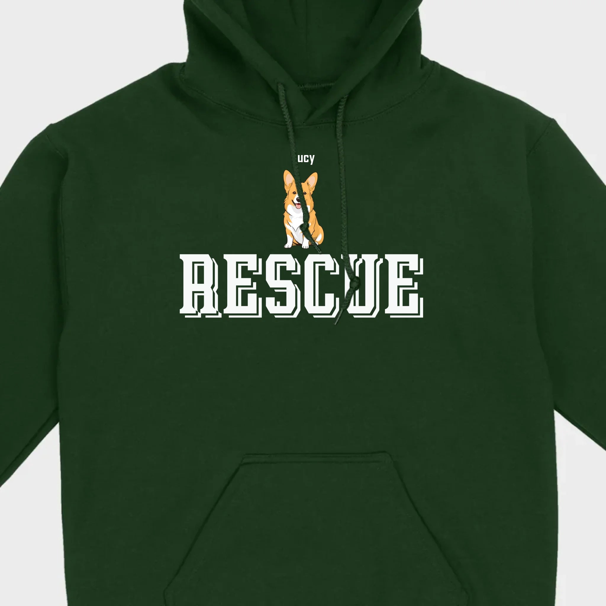 Custom Rescue Dog Basic Tee - Funny Dog Owner Shirt - 89Prints