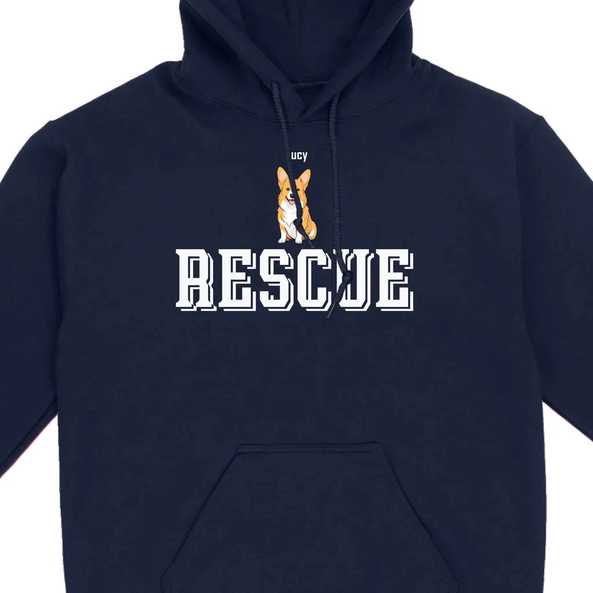Custom Rescue Dog Basic Tee - Funny Dog Owner Shirt - 89Prints