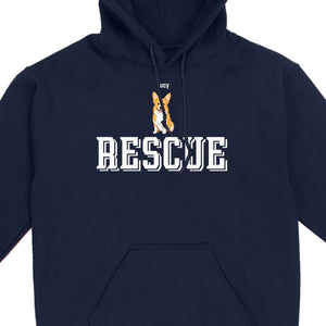 Custom Rescue Dog Basic Tee - Funny Dog Owner Shirt - 89Prints