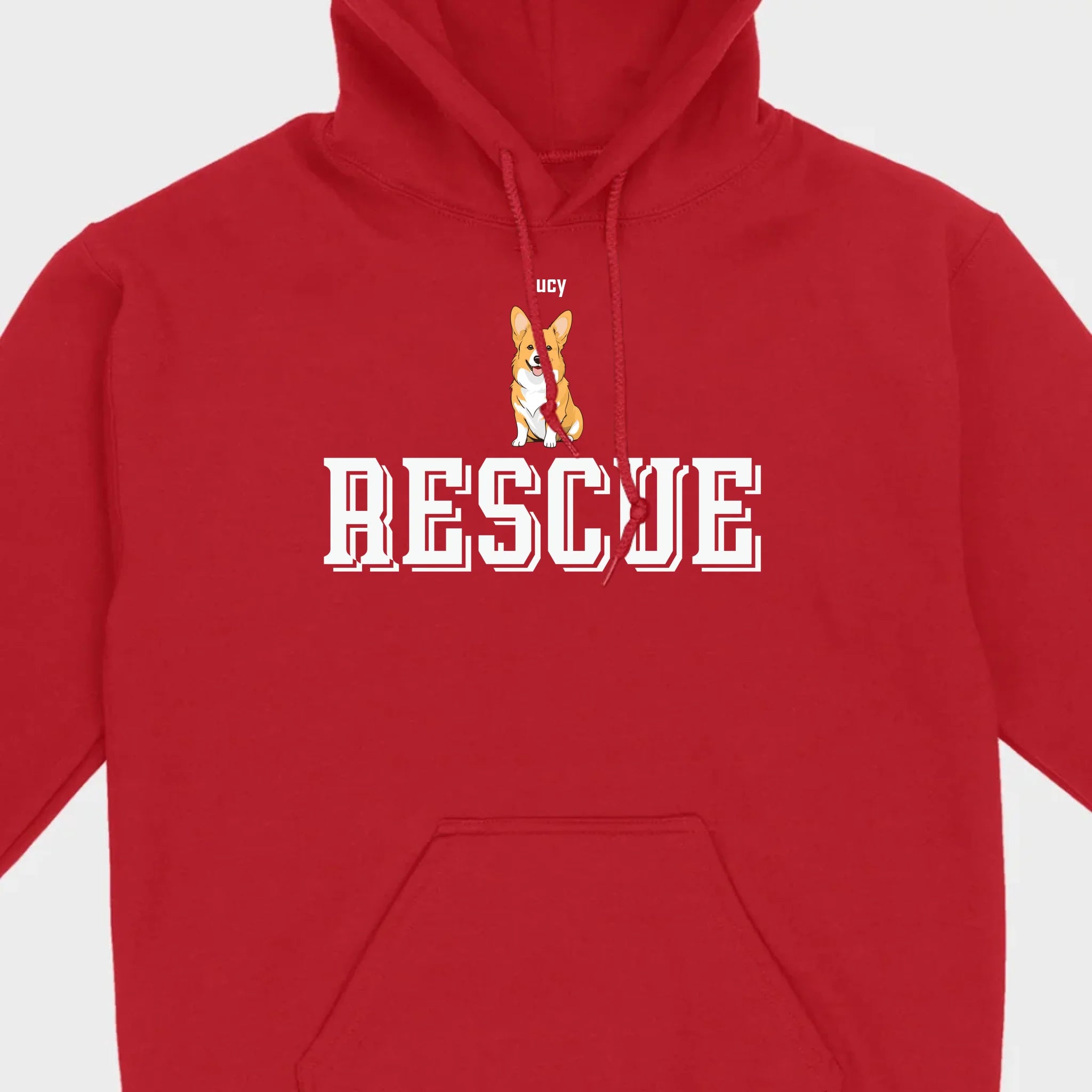 Custom Rescue Dog Basic Tee - Funny Dog Owner Shirt - 89Prints