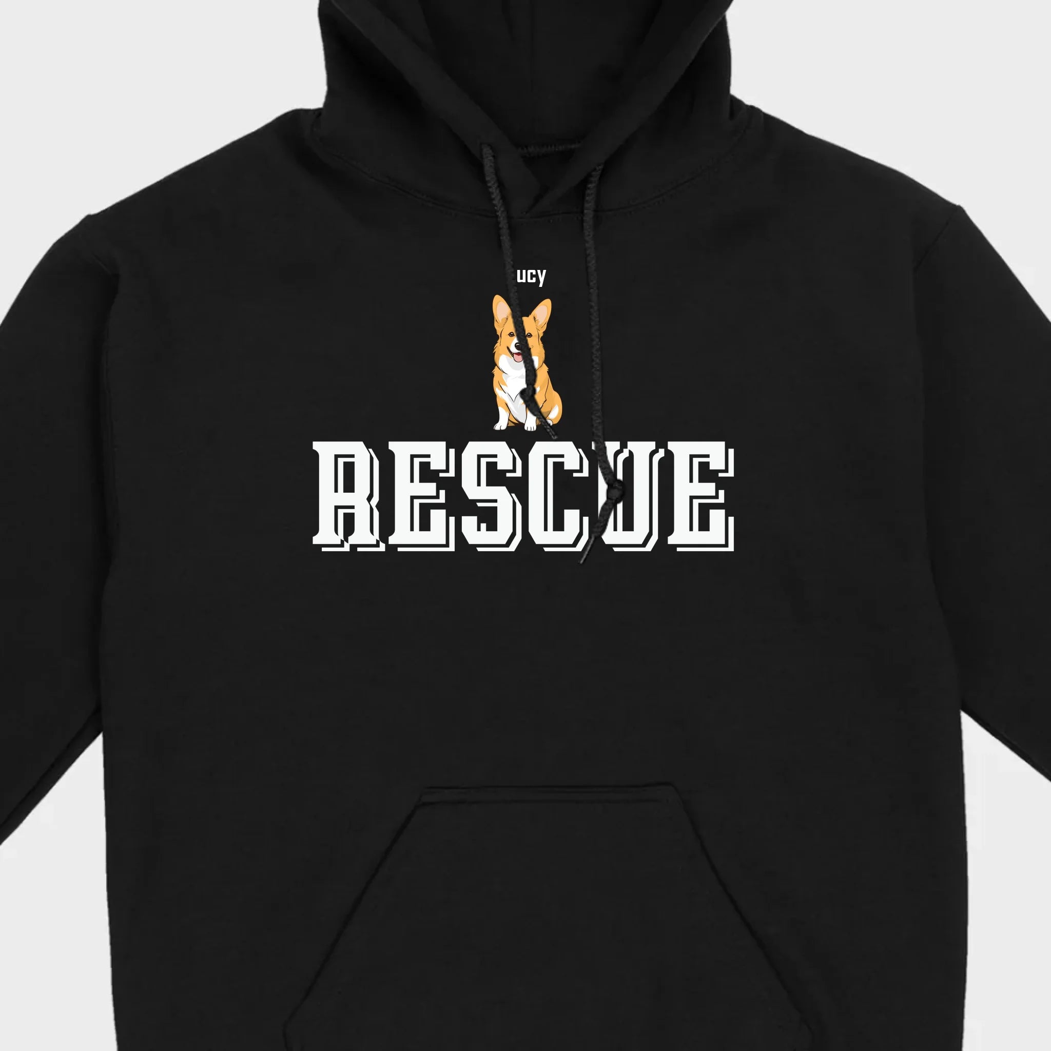 Custom Rescue Dog Basic Tee - Funny Dog Owner Shirt - 89Prints