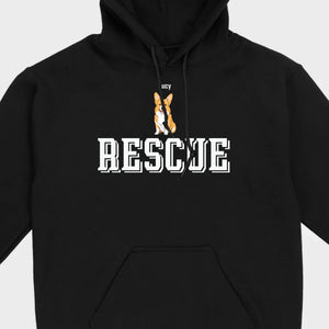 Custom Rescue Dog Basic Tee - Funny Dog Owner Shirt - 89Prints