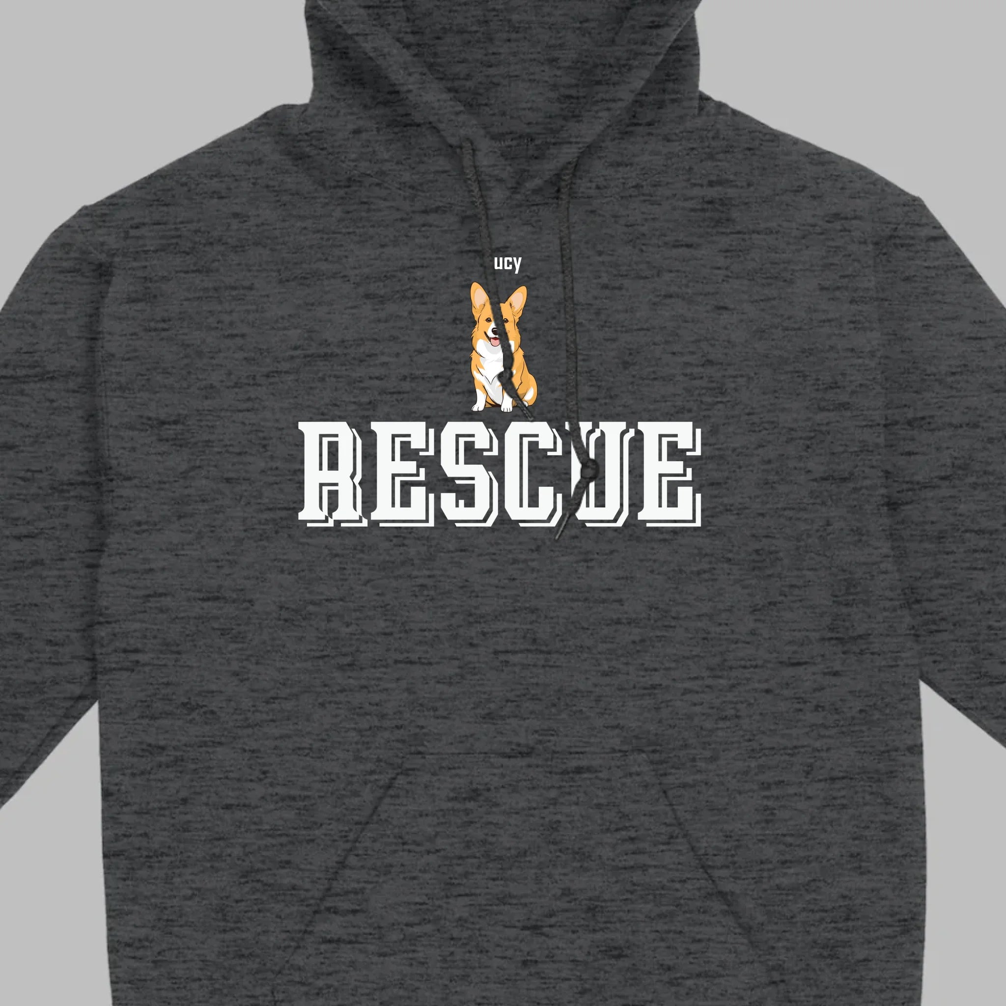 Custom Rescue Dog Basic Tee - Funny Dog Owner Shirt - 89Prints