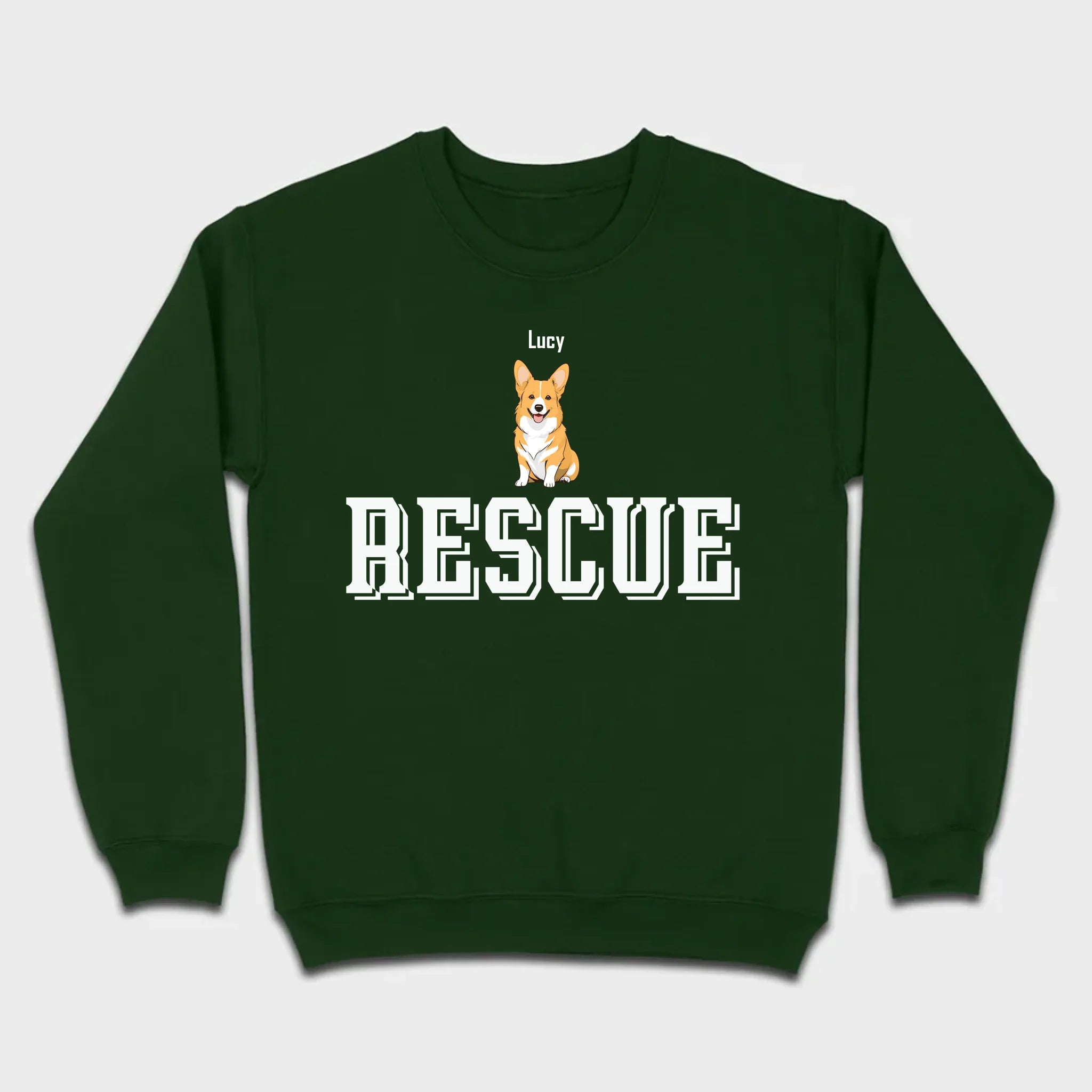 Custom Rescue Dog Basic Tee - Funny Dog Owner Shirt - 89Prints