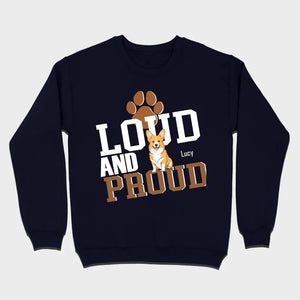 Loud And Proud Basic Tee - Tailored Dog Lover T-Shirts Design - 89Prints