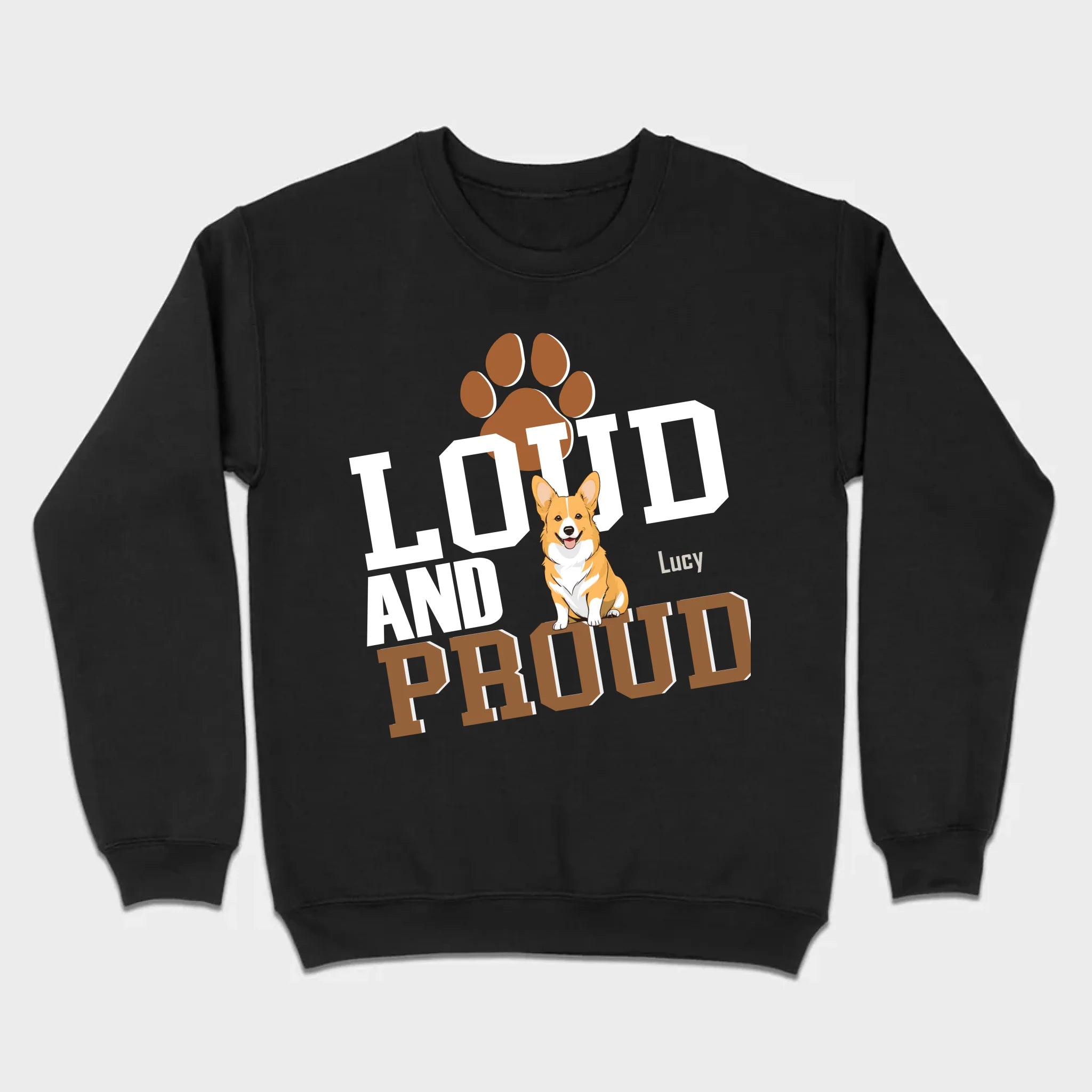 Loud And Proud Basic Tee - Tailored Dog Lover T-Shirts Design - 89Prints