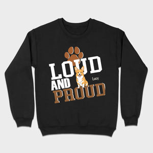 Loud And Proud Basic Tee - Tailored Dog Lover T-Shirts Design - 89Prints