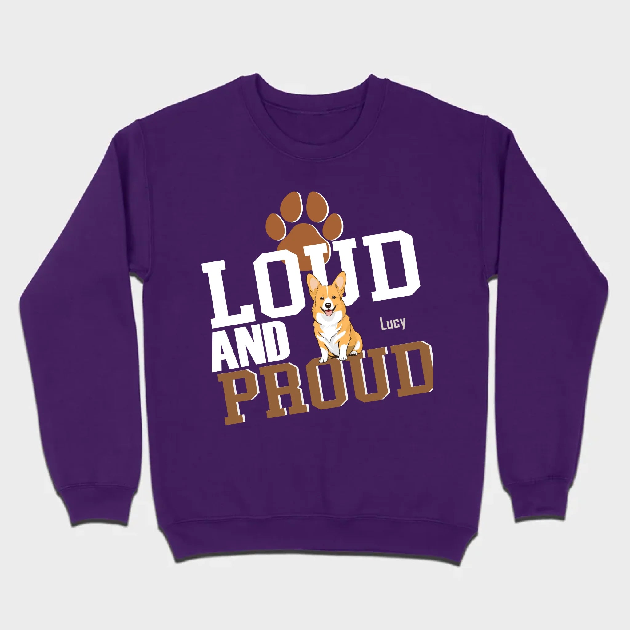 Loud And Proud Basic Tee - Tailored Dog Lover T-Shirts Design - 89Prints