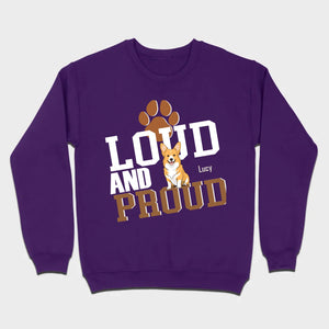 Loud And Proud Basic Tee - Tailored Dog Lover T-Shirts Design - 89Prints