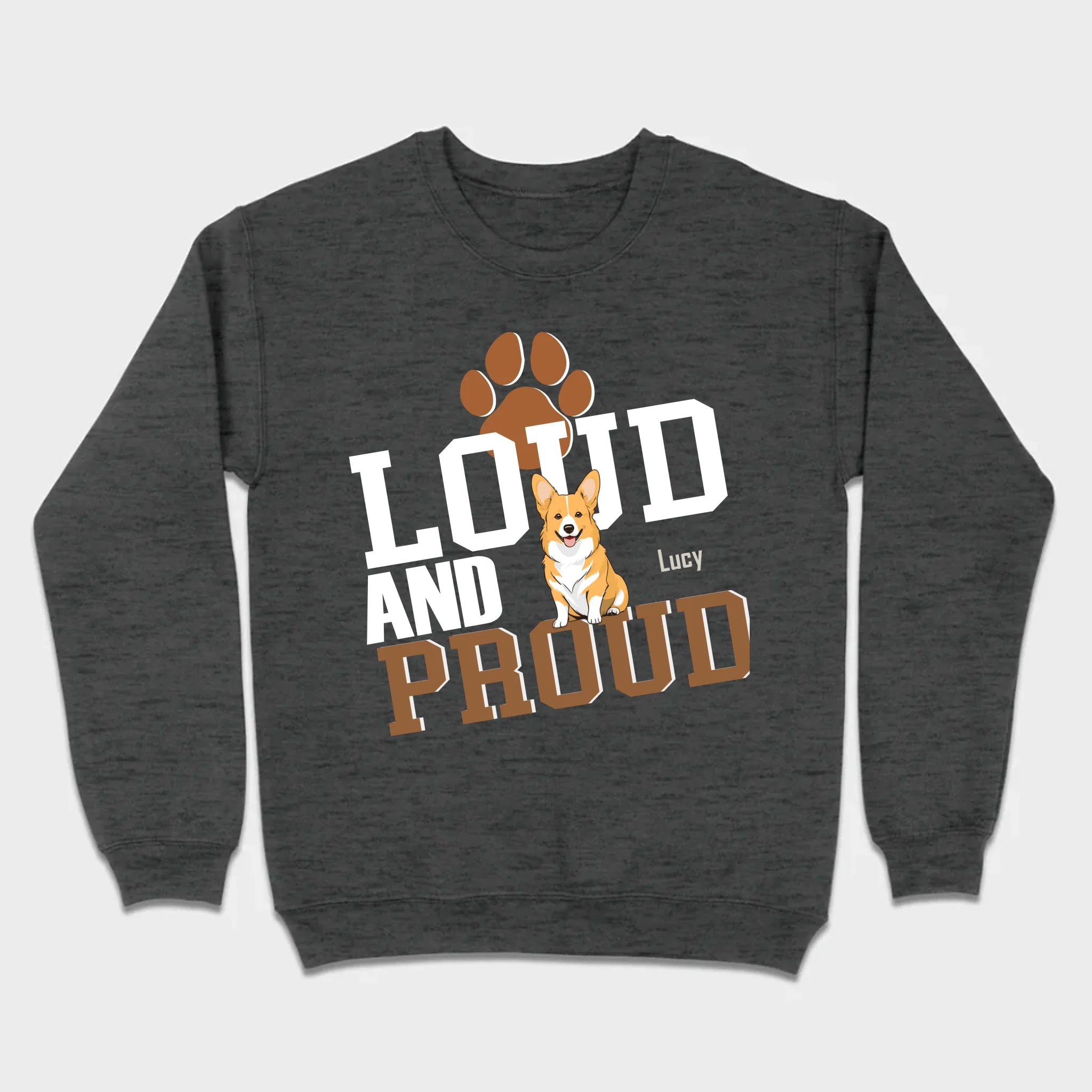 Loud And Proud Basic Tee - Tailored Dog Lover T-Shirts Design - 89Prints