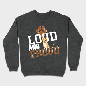 Loud And Proud Basic Tee - Tailored Dog Lover T-Shirts Design - 89Prints