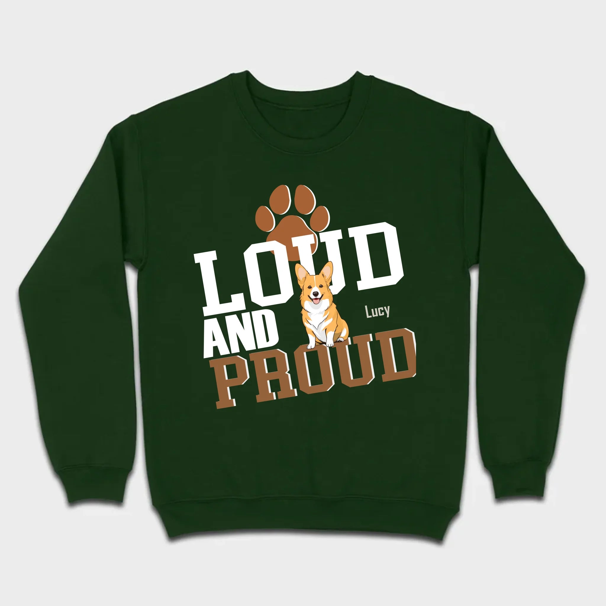 Loud And Proud Basic Tee - Tailored Dog Lover T-Shirts Design - 89Prints
