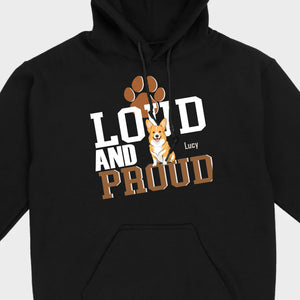 Loud And Proud Basic Tee - Tailored Dog Lover T-Shirts Design - 89Prints