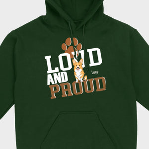 Loud And Proud Basic Tee - Tailored Dog Lover T-Shirts Design - 89Prints