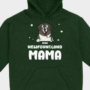 Personalized Dog and Owner Shirt Dog Mama Tee - 89Prints