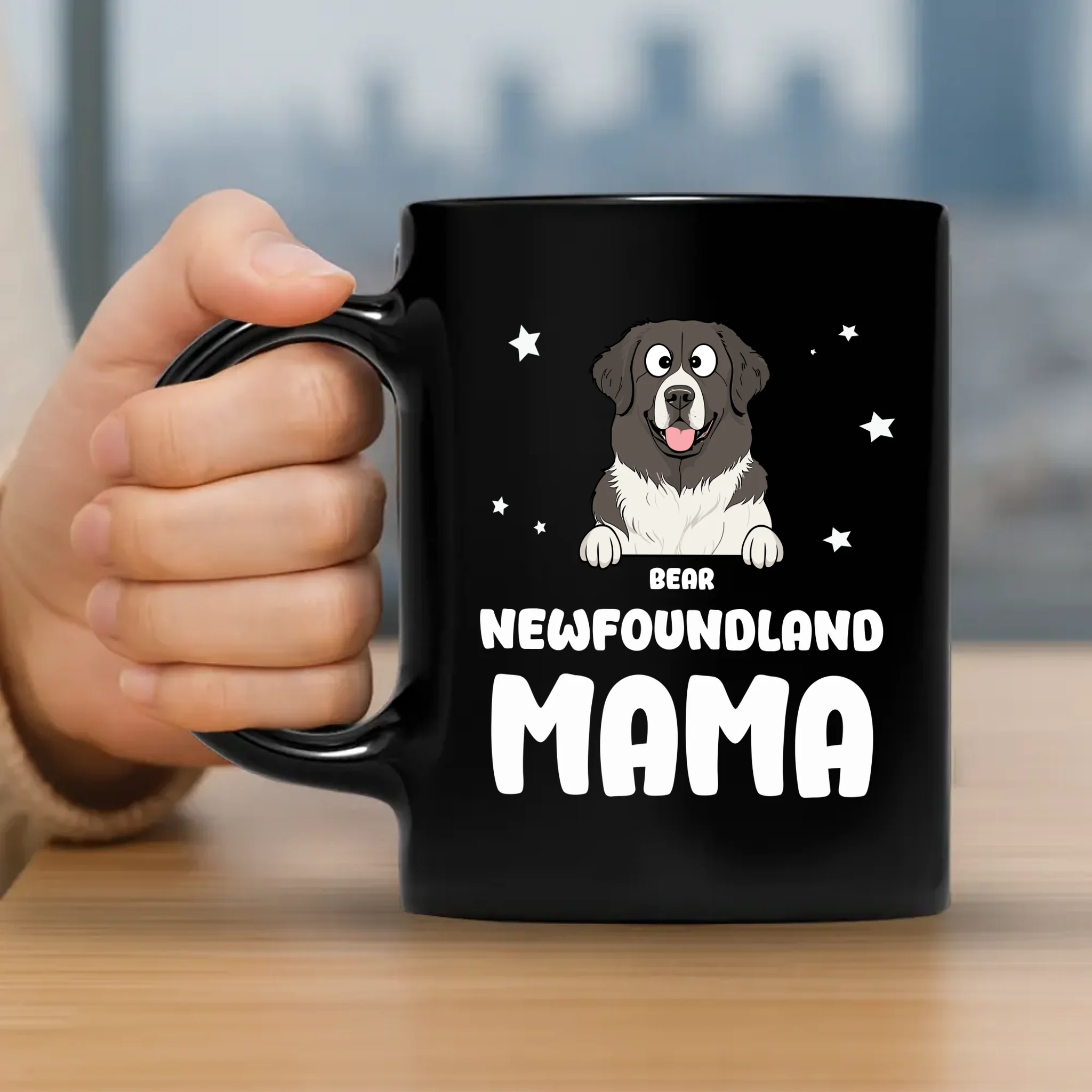 Newfoundland Mama Dog Mug - Signature Custom Gift For Dog Lovers - 89Prints