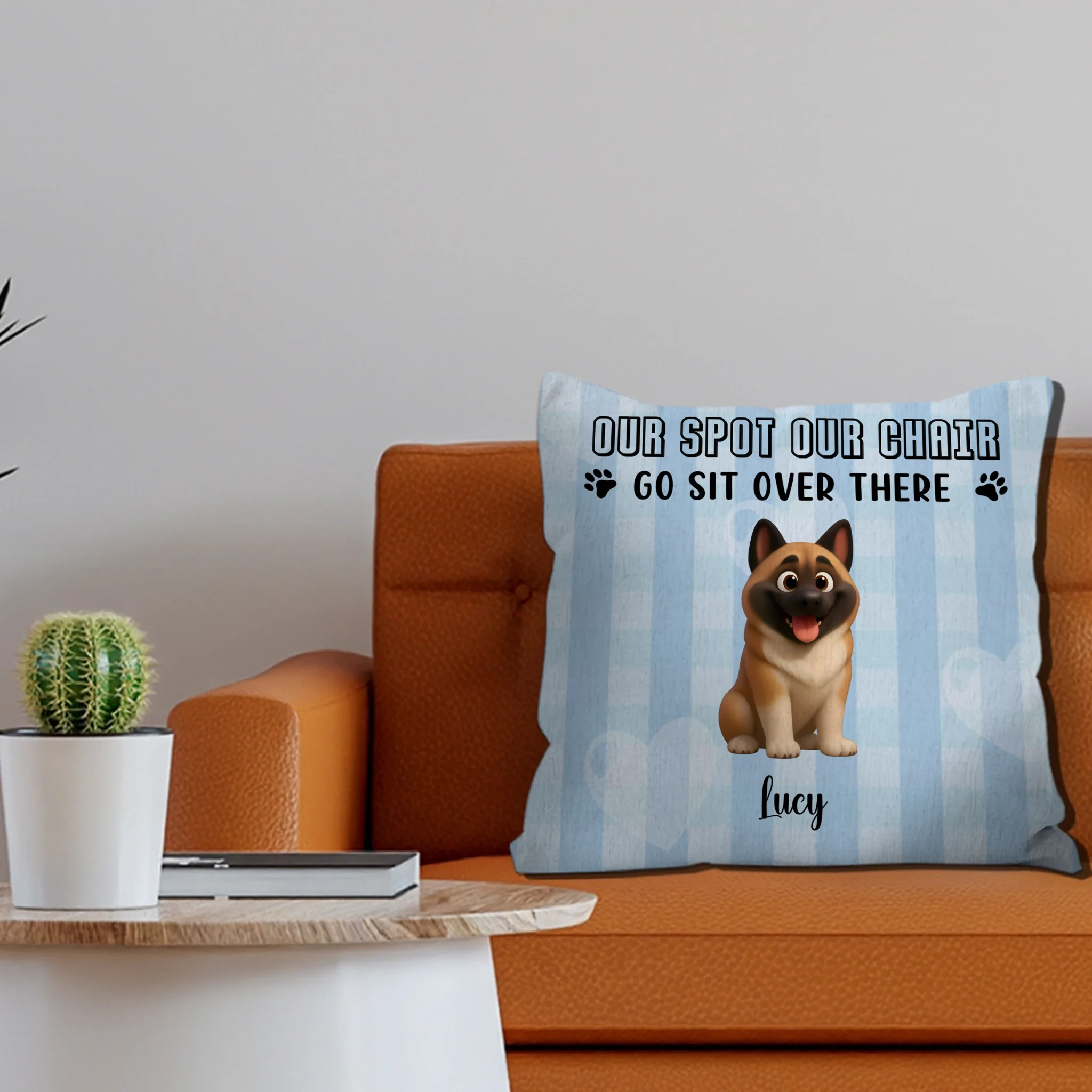 Sentimental Dog Pillow For Owners - Our Spot Our Chair, Go Sit Over There - 89Prints