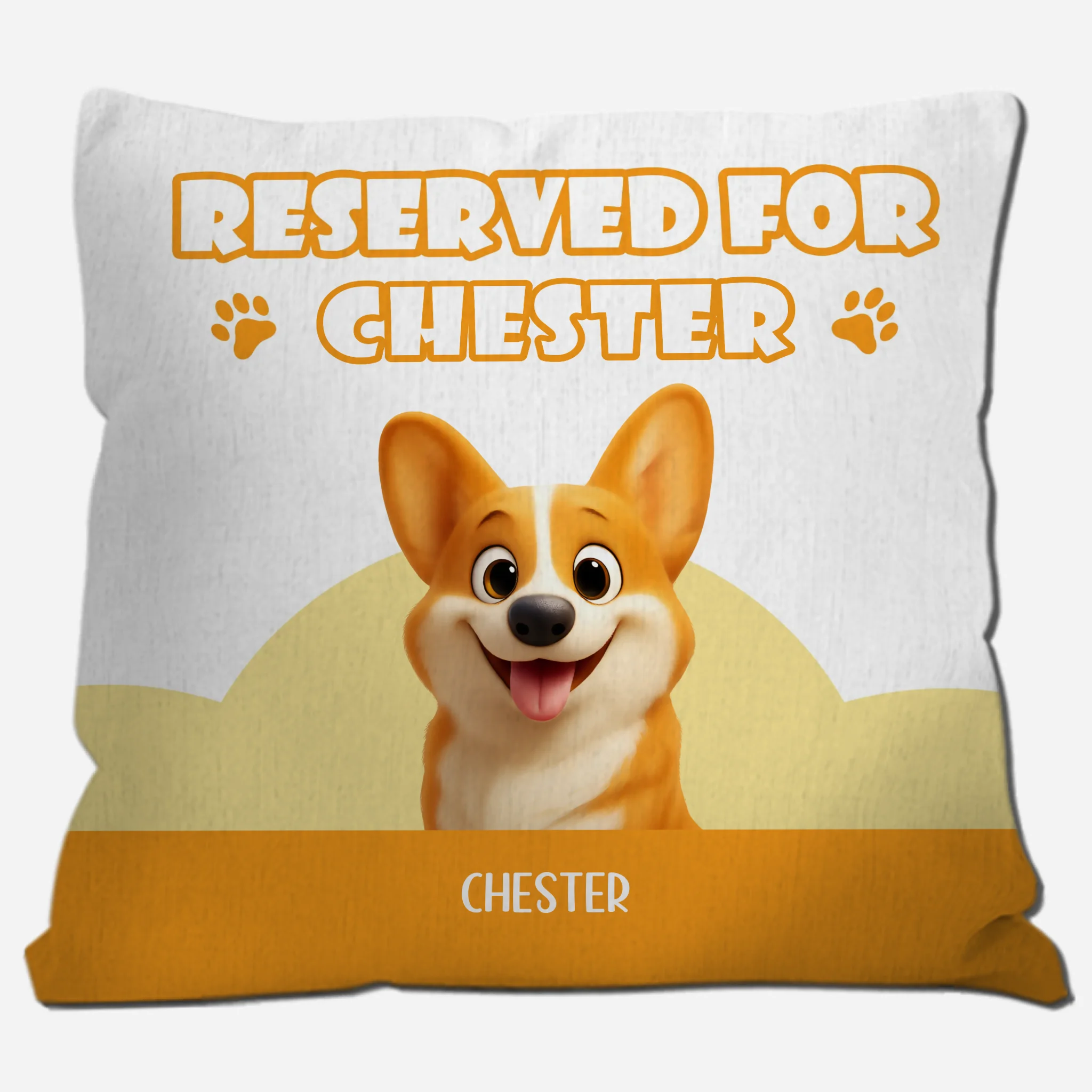 Reserved For Chester Pillow - Thoughtful Custom Dog Gift - 89Prints