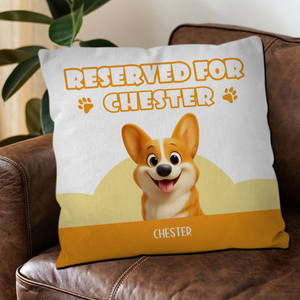 Reserved For Chester Pillow - Thoughtful Custom Dog Gift - 89Prints