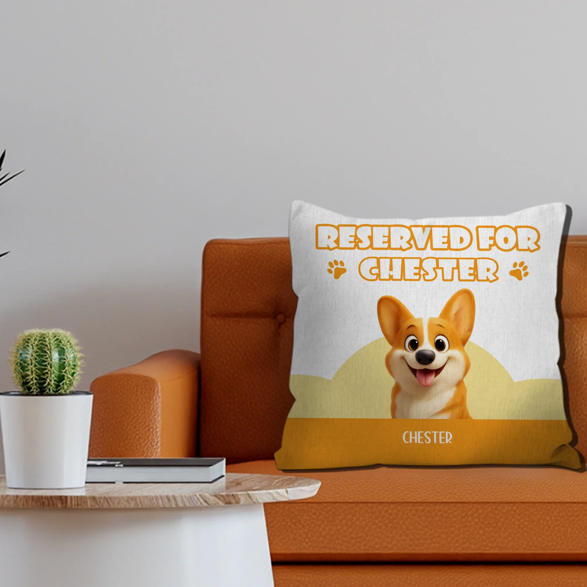 Reserved For Chester Pillow - Thoughtful Custom Dog Gift - 89Prints