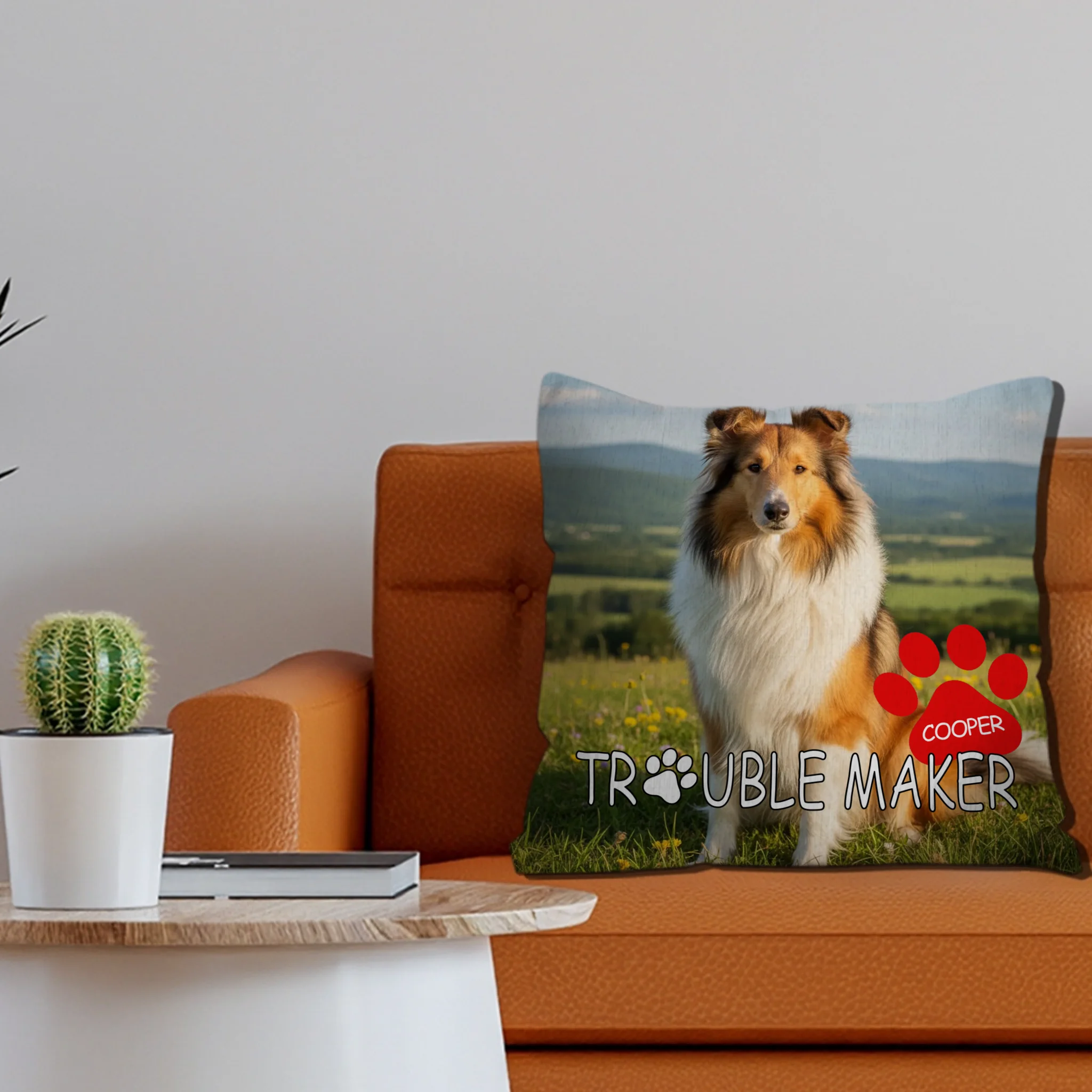Trouble Maker Pillow - Custom Dog-Themed Gift - 89Prints