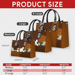 Cozy Resting Dogs Illustration Handbag – Custom Dog Art & Name - 89Prints