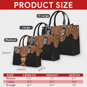 Floral Curved Panel Pet Artwork Handbag – Custom Dog Art & Name Gift for Dog Lovers - 89prints