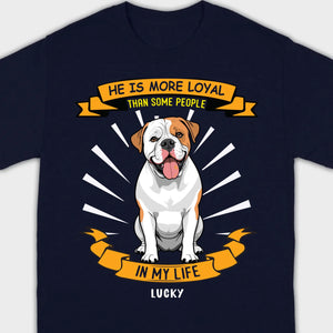 Custom American Bulldog Basic Tee 