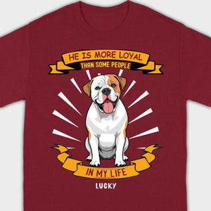 Custom American Bulldog Basic Tee 