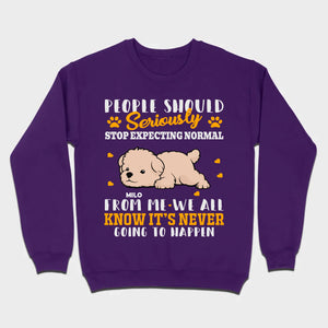 Custom Bichon Frise Sweatshirt With 