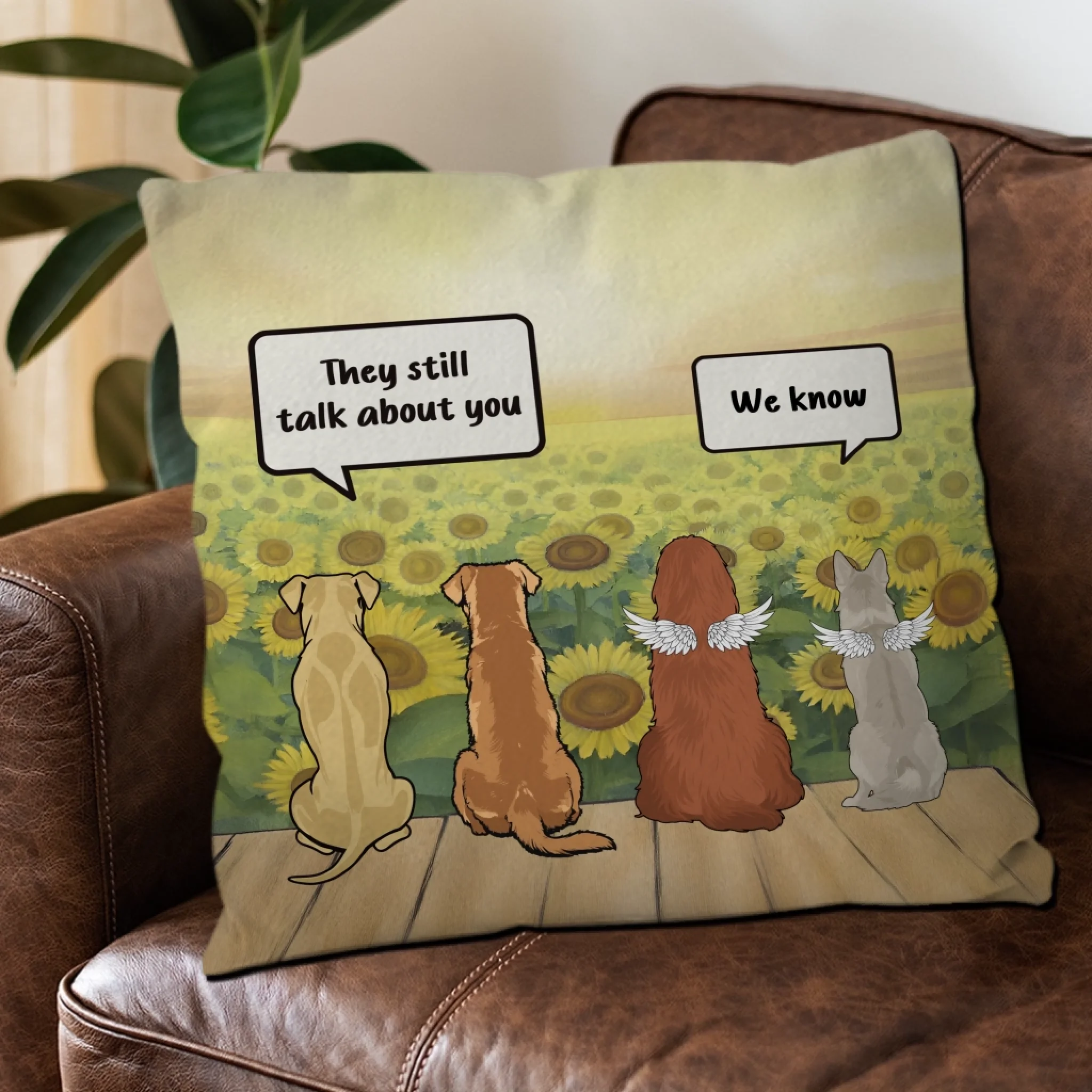 They Still Talk About You Pillow – Sentimental Gift For Dog Owners - 89Prints