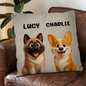 Personalized For Lucy Pillow - Emotional Custom Dog Gift For Owners - 89Prints