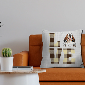Funny Dog Love Pillow – Touching Gift For Dog Owners – 89Prints