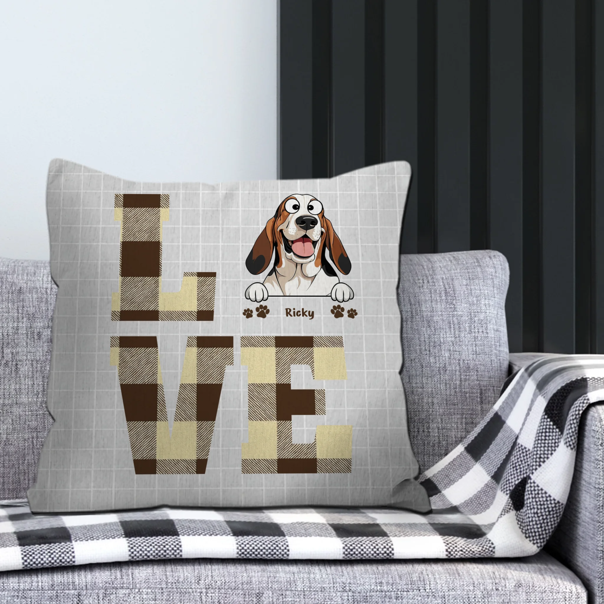 Funny Dog Love Pillow – Touching Gift For Dog Owners – 89Prints