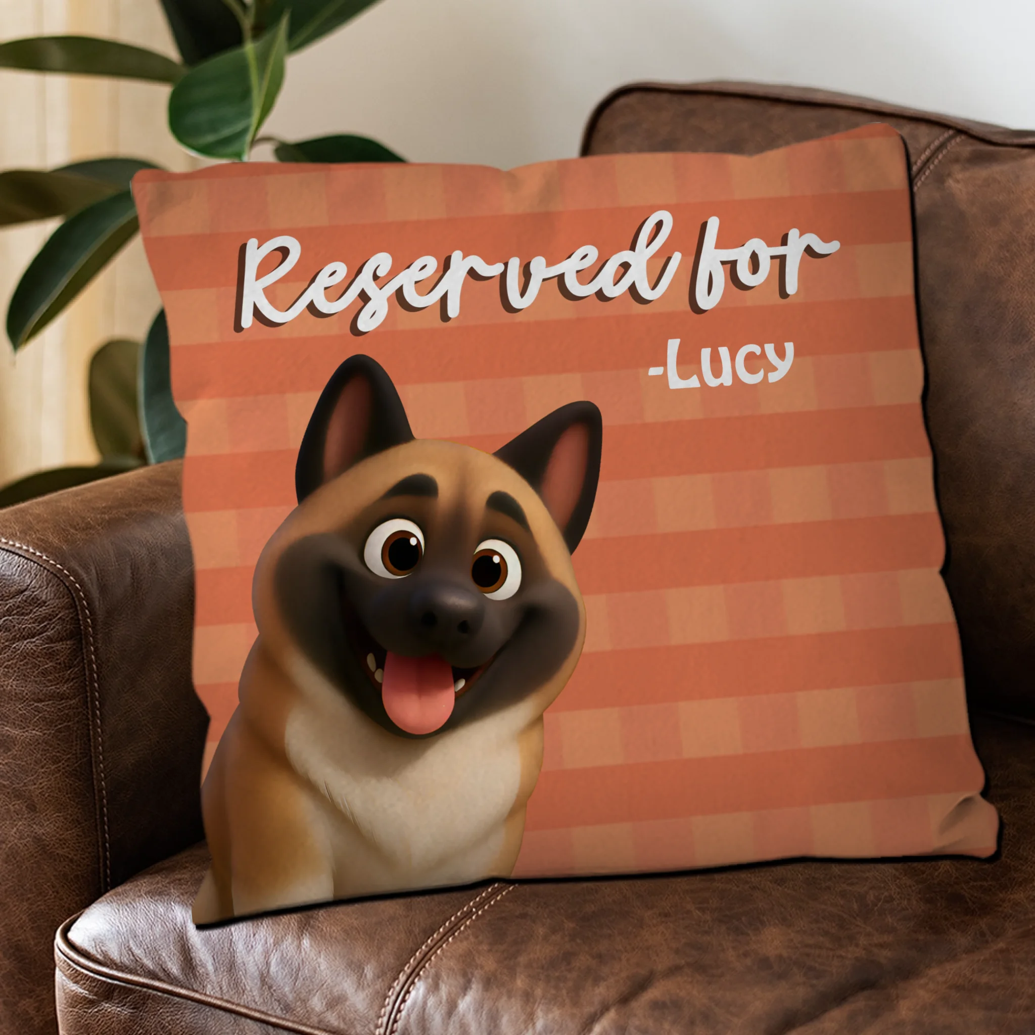 Reserved For (Dog Name) Pillow - Unique Gift For Dog Parents - 89Prints