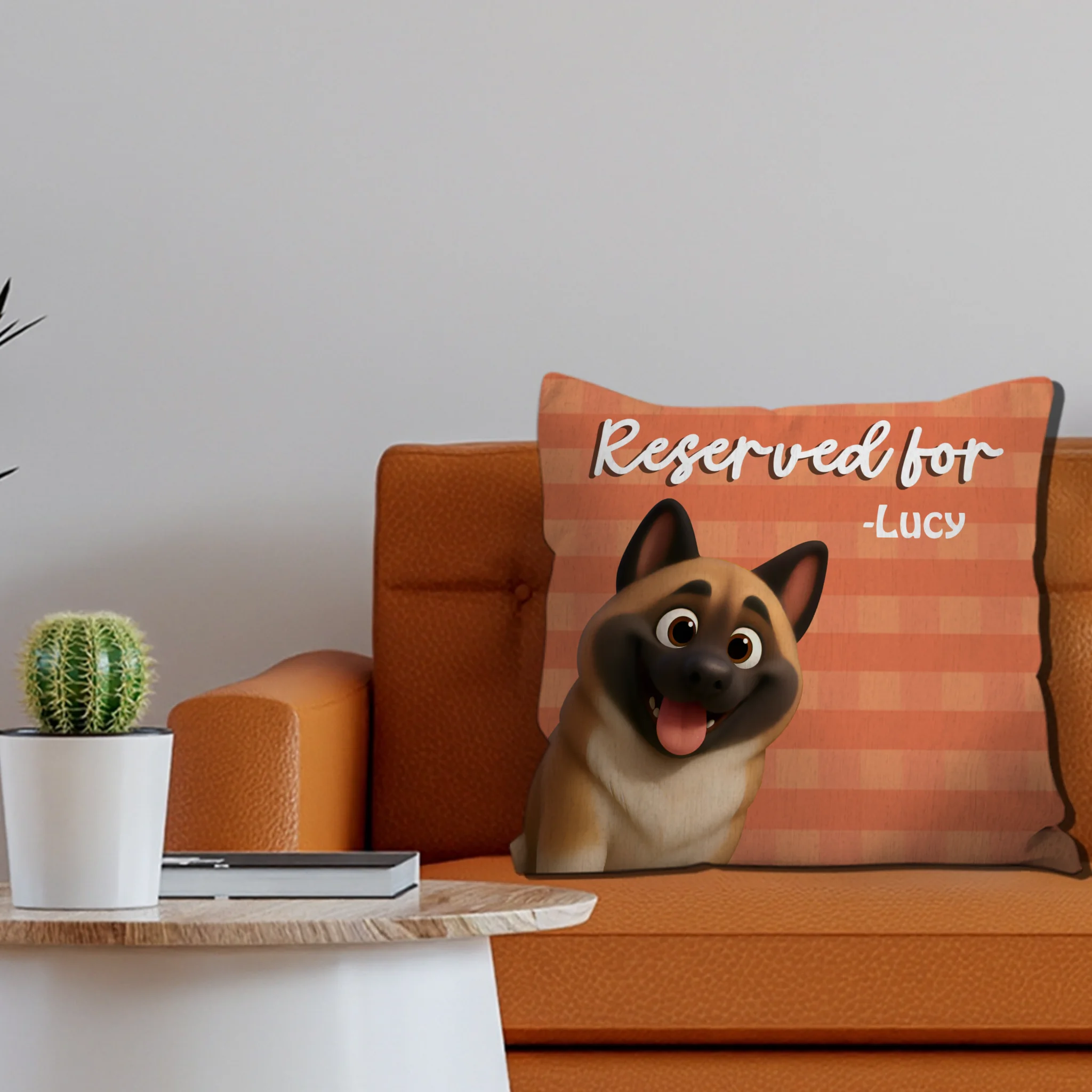 Reserved For (Dog Name) Pillow - Unique Gift For Dog Parents - 89Prints