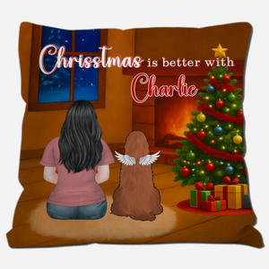 Christmas Is Better With Charlie Pillow – Bespoke Christmas Gift For Dog Lovers – 89Prints