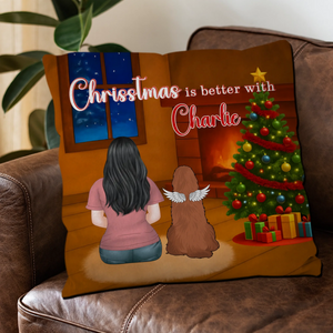 Christmas Is Better With Charlie Pillow – Bespoke Christmas Gift For Dog Lovers – 89Prints