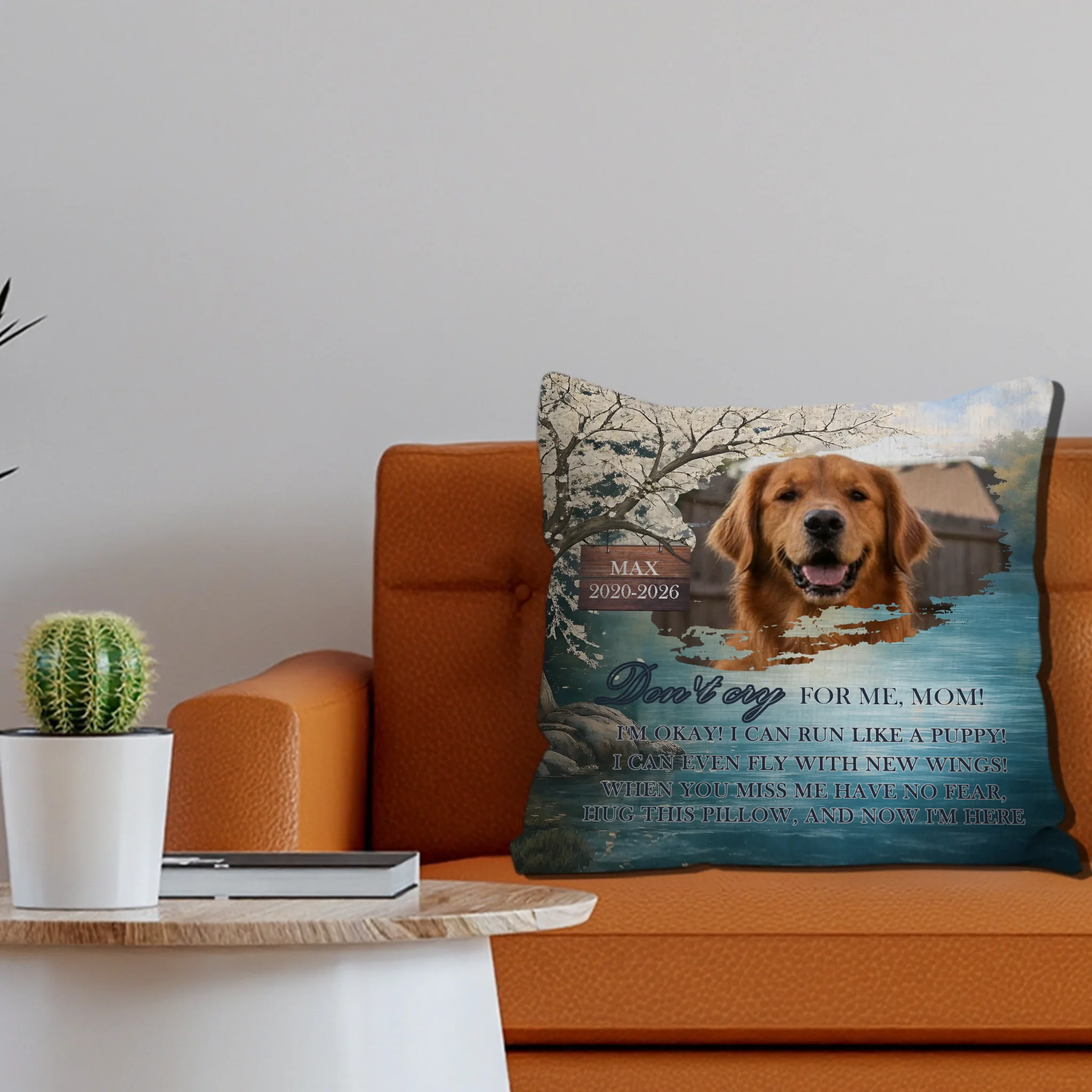 Don’t Cry For Me, Mom! Pillow – Unforgettable Dog-Themed Gift – 89Prints